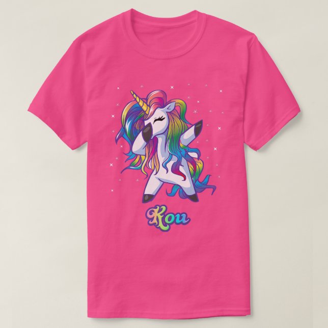 T-shirt KOU Unicorn Cadeaux Pour Filles Cadeaux Anniversai (Design devant)
