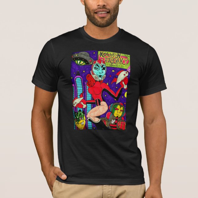 T-shirt Kousin Freaky Space (Devant)