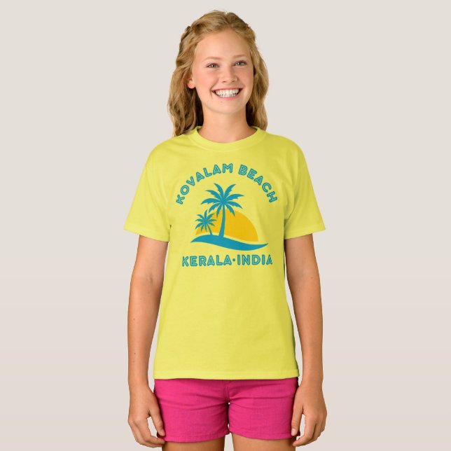 T-SHIRT KOVALAM BEACH-KERALA INDIA (Devant entier)