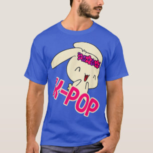 T-shirt KPop Cute Kawaii Bunny Lapin Funny Lapin Corée du 