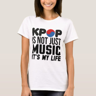 T-shirt Kpop est mes graphiques de slogan de musique de la