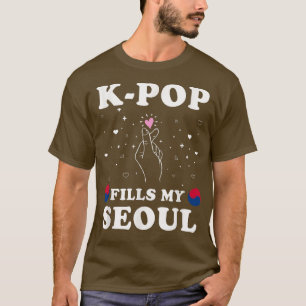 T-shirt Kpop Musique coréenne féminine Manga Séoul Hallyu