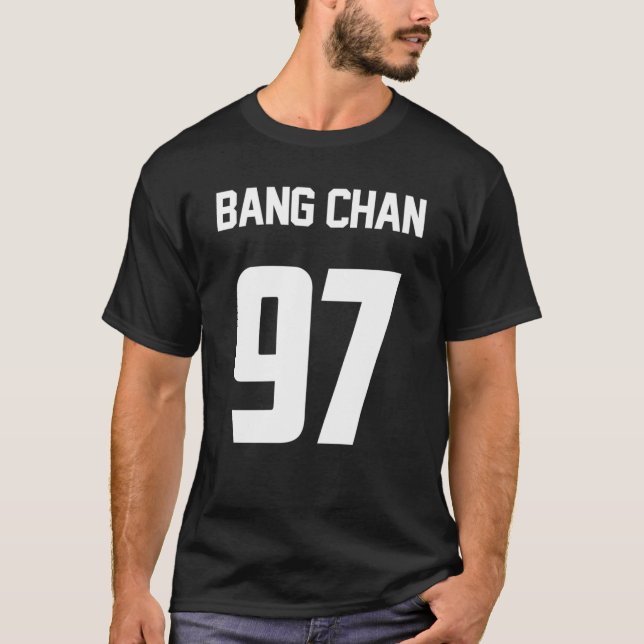 T-shirt KPOP STRAY ENFANTS BANG CHAN 97 Classique (Devant)