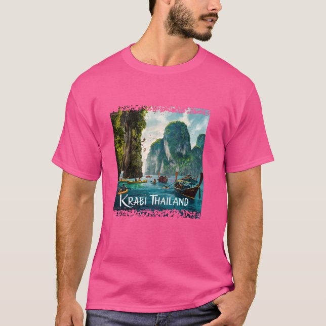 T-shirt Krabi Thaïlande (Devant)