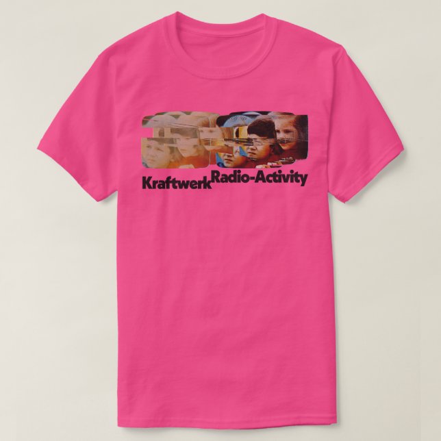 T-shirt Kraftwerk Original Retro Glitch Art Design (Design devant)