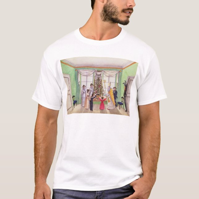 T-shirt Krampus et Saint-Nicolas de journal de Karl (Devant)