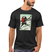 Krampus pourchasser les mauvais enfants Neige hive