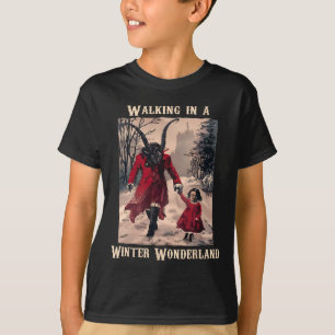 T-shirt Krampus Winter Wonderland Design de Noël gothique