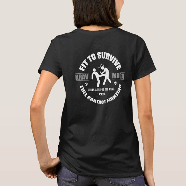 T-shirt Krav Maga : Darwin2 Wmn (Dos)