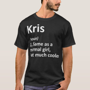 T-shirt KRIS Définition Nom personnalisé Amusant Anniver