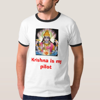 T-shirt Krishna est mon pilote