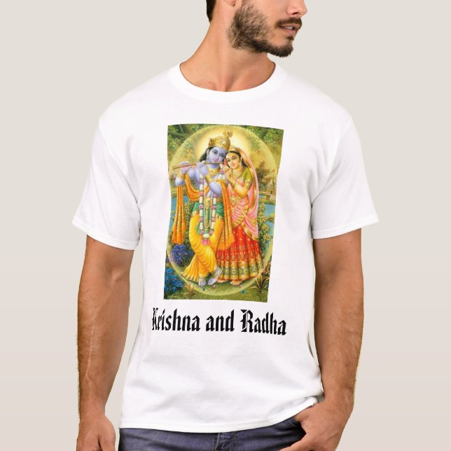T-shirt Krishna et Radha, Krishna et Radha (Devant)