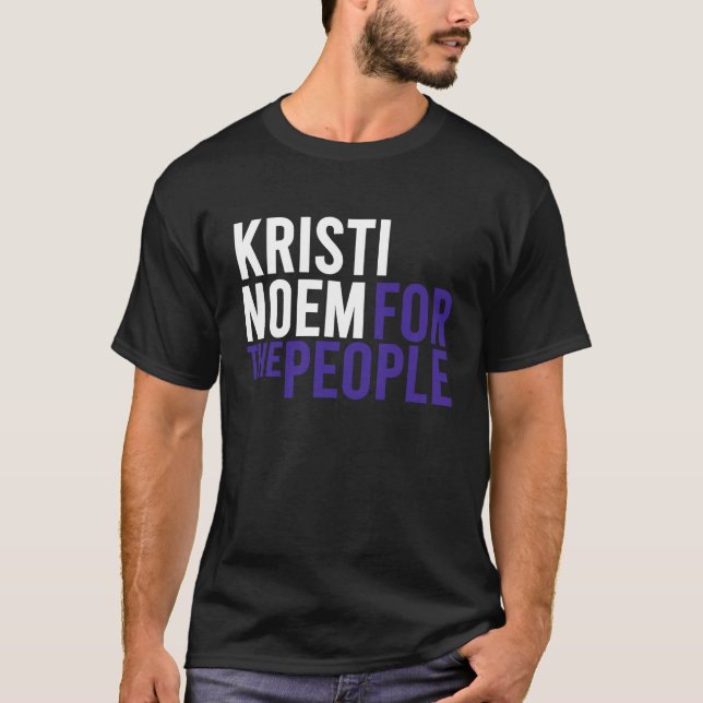 T-shirt Kristi Noem Pour Le Patriote Républicain 2024 (Devant)