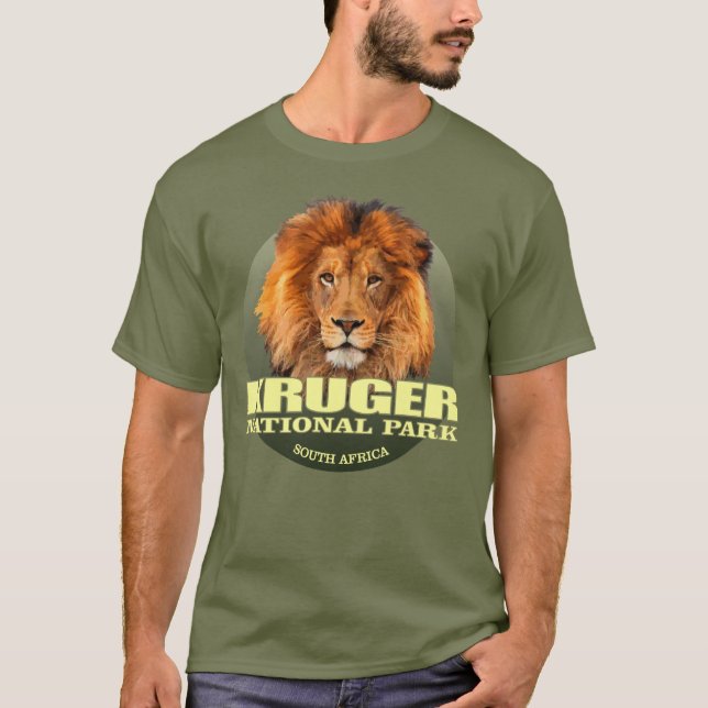 T-shirt Kruger NP (Lion) WT (Devant)