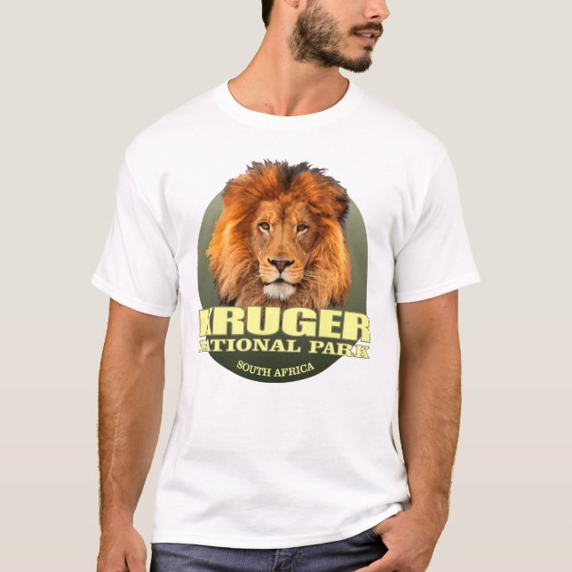 T-shirt Kruger NP (Lion) WT (Devant)