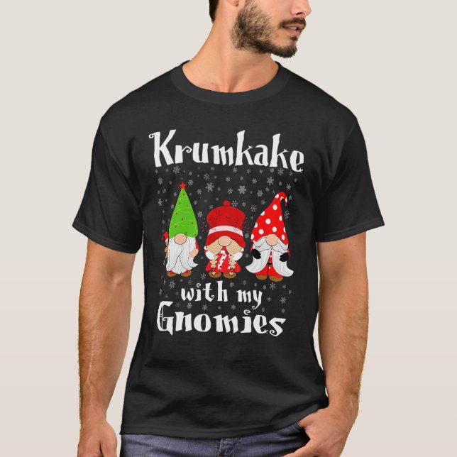 T-shirt Krumkake Avec Mes Gnomies - Norvégien Waffle Cooki (Devant)