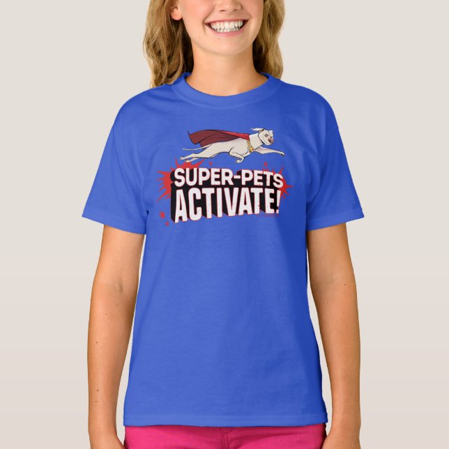 T-shirt Krypto : Super-Animaux Activez ! (Devant)