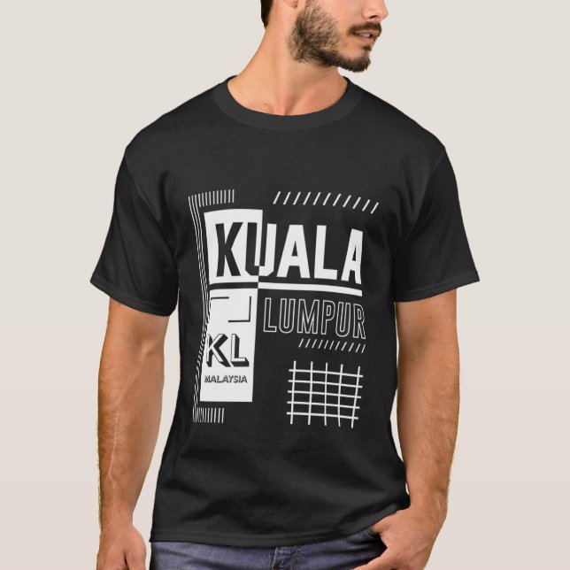 T-shirt Kuala Lumpur Capitale Ville de Malaisie Sud-Est A (Devant)