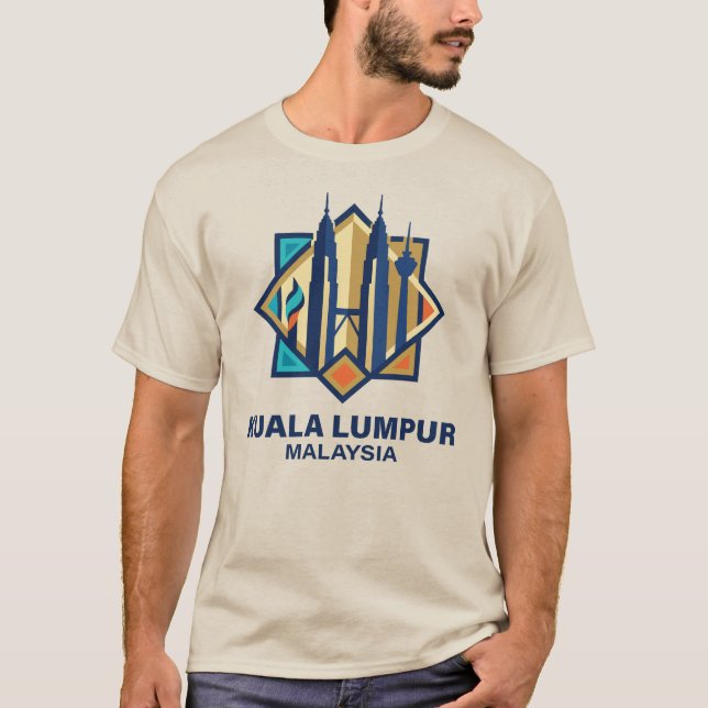 T-shirt Kuala Lumpur Malaysia Southeast Asia (Devant)