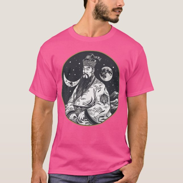 T-shirt Kublai Khan Sur La Lune (Devant)