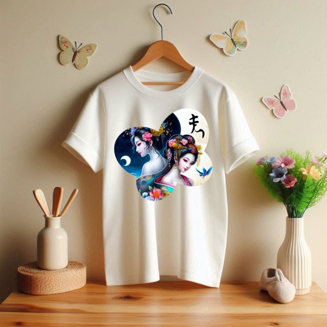 T - Shirt Kultur (Yin and Yang T-shirt )