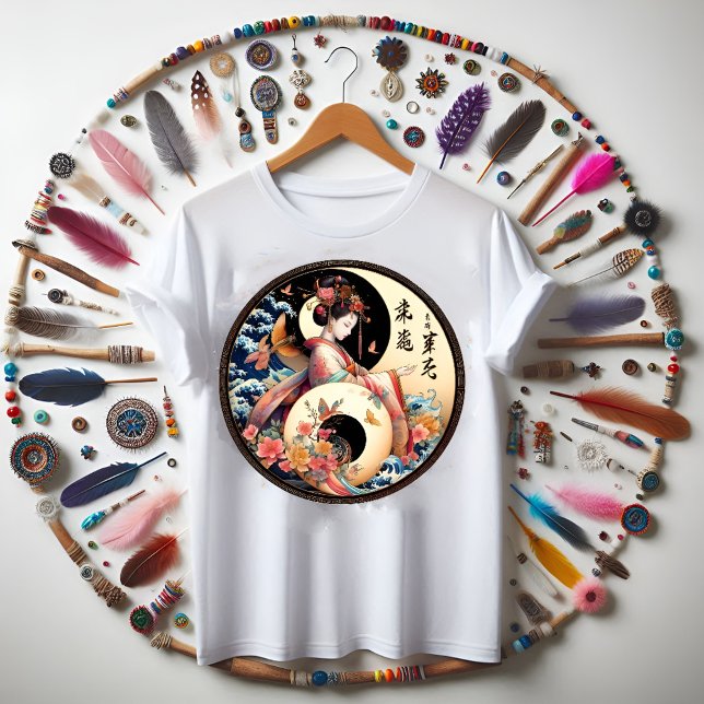 T - Shirt Kultur (Yin and Yang T-shirt )