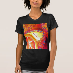 T-shirt Kumquats orange citrus aquarelle art de fruit