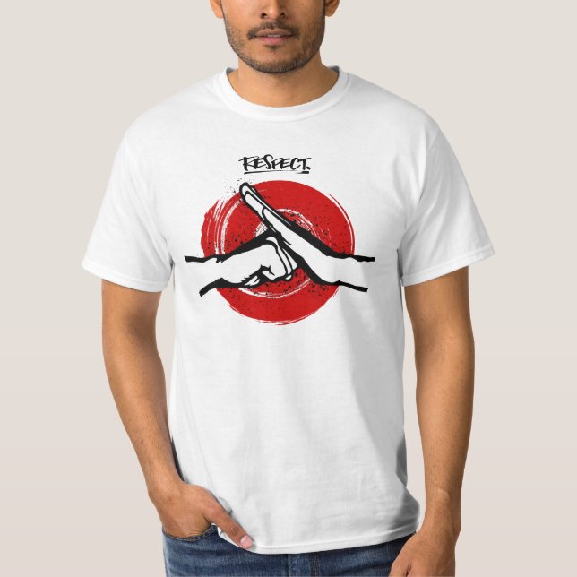 T-shirt Kung Fu - Arts martiaux - Respect (Devant)