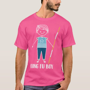 T-shirt Kung Fu Boy - Fighter Martial Arts Combattre Kung