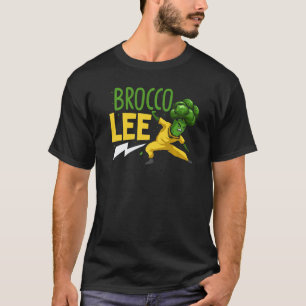 T-shirt Kung Fu Brocco Lee Brocoli Végétalien Légume