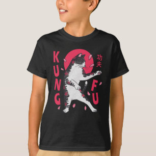 T-shirt Kung Fu Cat