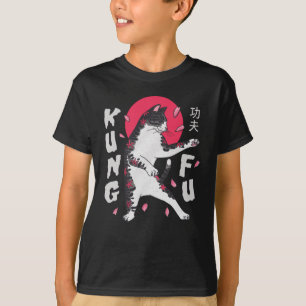 T-shirt Kung Fu Cat