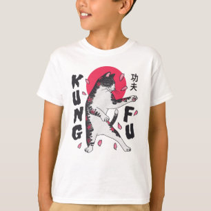 T-shirt Kung Fu Cat