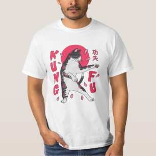 T-shirt Kung Fu Cat