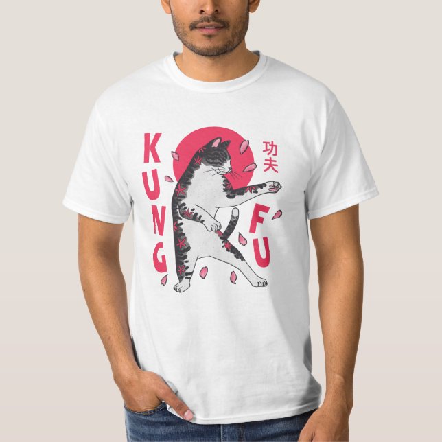 T-shirt Kung Fu Cat (Devant)