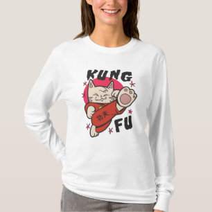 T-shirt Kung Fu Cat