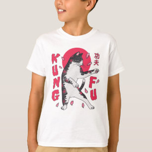 T-shirt Kung Fu Cat
