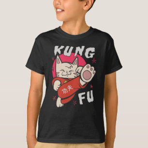 T-shirt Kung Fu Cat