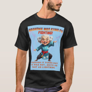 T-shirt Kung Fu grand-mère