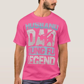 T-shirt Kung Fu Légende Arts Martiaux Rétro Hommes Kung Fu