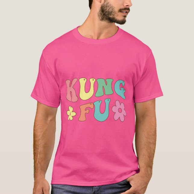 T-shirt Kung Fu Lutter contre le karaté (Devant)