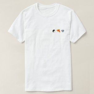 T-shirt Kung Fu Pizza Martian Emoji