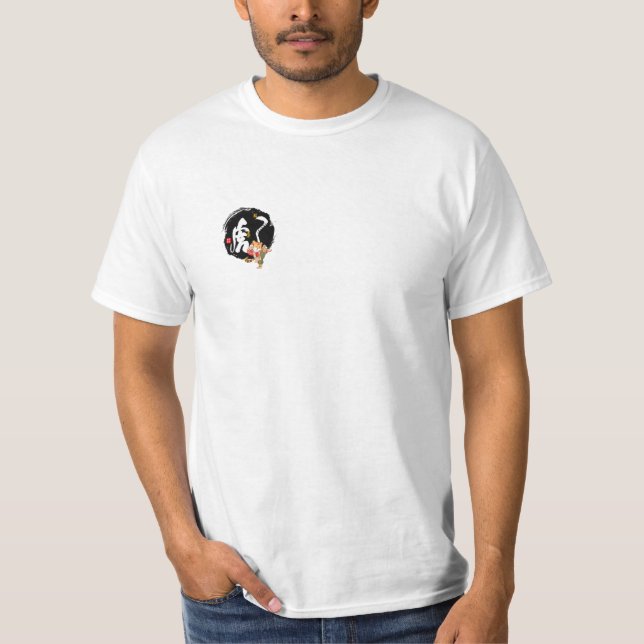 T-shirt Kung Fu Tiger Chinois Lunaire Nouvel An Du Tigre (Devant)