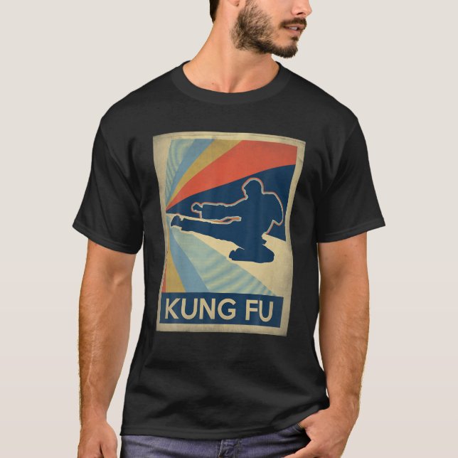T-shirt kung fu vintage (Devant)