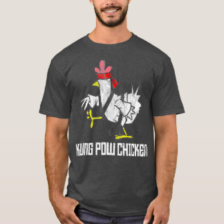 T-shirt Kung Pow poulet drôle Karate poulet