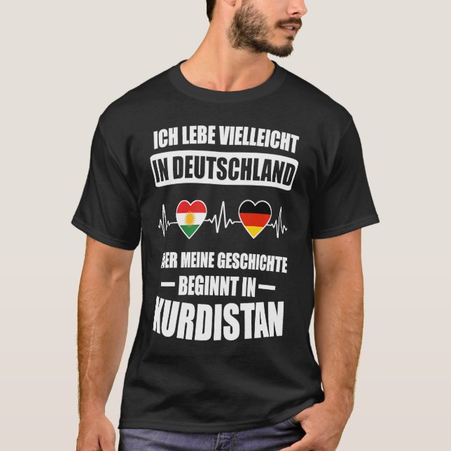 T-shirt Kurdistan Kurdi Kurde Rojava (Devant)