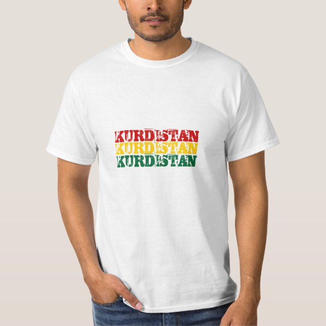 T-shirt Kurdistan Kurdistan Kurdistan (Devant)