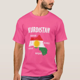 T-shirt Kurdistan Newroz Drapeau kurde Son Biji Kur