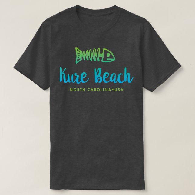 T-shirt Kure Beach Caroline du Nord  (Design devant)
