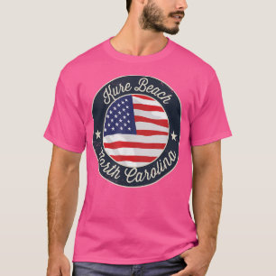 T-shirt Kure Beach - Patriotique Nord Carolina Souvenir T-